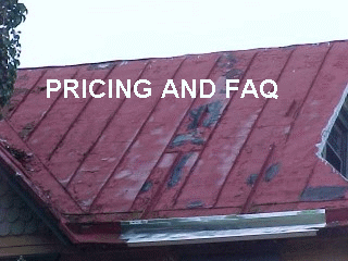 FAQ and pricing information about Roof Menders' projects 
