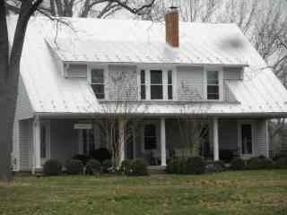 Virginia countryside home restored in silver coatings