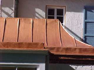 Closeup of panels performed by Roof Menders
